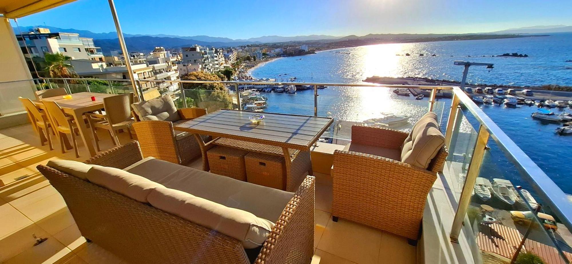 Panoramic Sea View Apartment Ханя Екстериор снимка